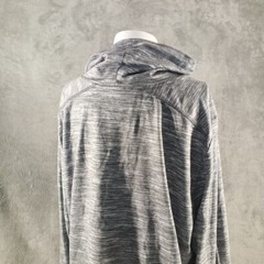 NWT KAREN SCOTT Smoke Grey Sweatshirt XXL(20-22) Pink Loose Turtle Neck