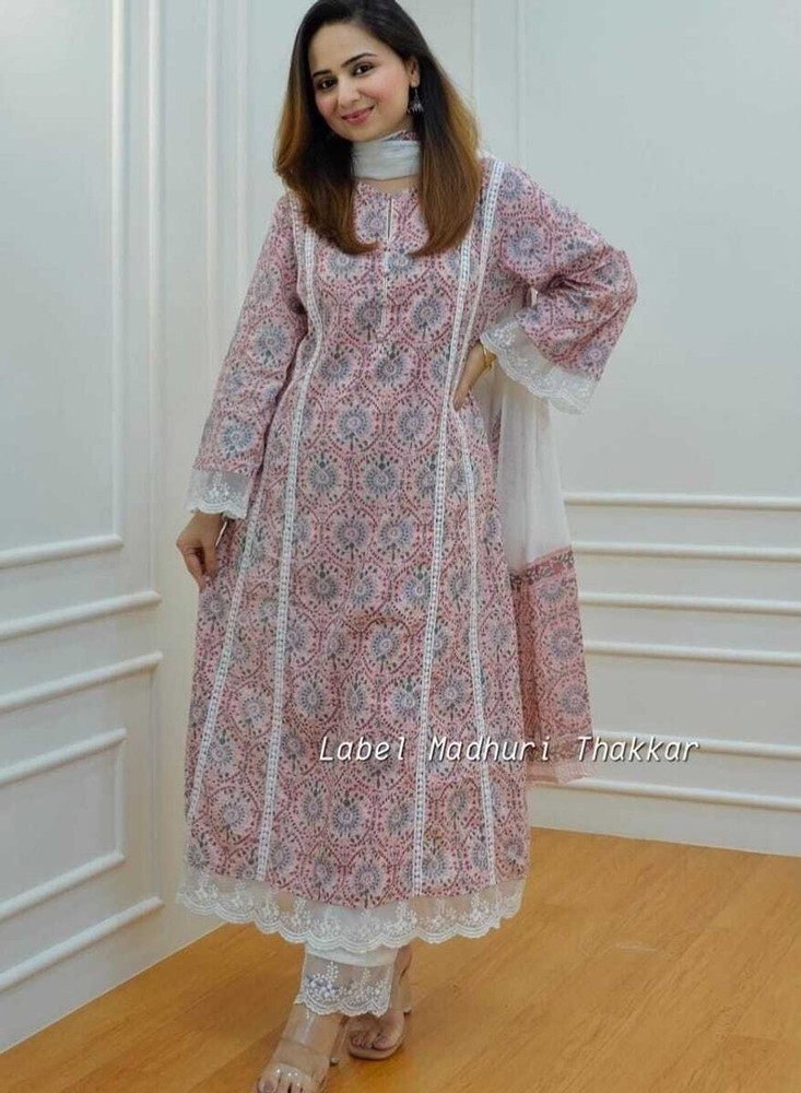 Women Viscose Rayon Kurta Pant Dupatta Set