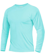 Men’s UPF 50+ Sun Protection UV SPF Shirts Long Sleeve Lightweight Quick Dry Tee