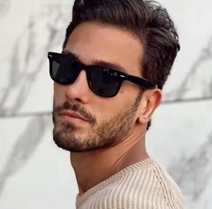 Classic Square Polarized Sunglasses Men Women Retro Black Sun Glasses Male