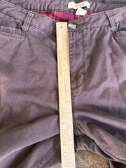 Natural Reflections Women’s Sz 18 Coco Brown Flannel Lined Pants 37×30.5 inches