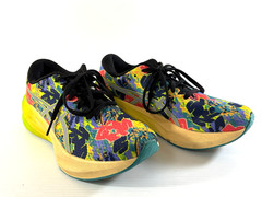 Asics Novablast 3 Lite-Show Women’s 7.5 Lime Zest Multicolor Geometric Lace Up