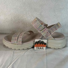 Skechers Reggae Bound Sweet Crush Vegan Machine Washable Sandals Women’s 11 New