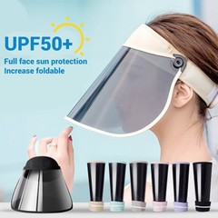 Adjustable Sun 360° Rotation Sun Visor Hat UV Protection Hat Face Hat New