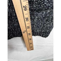 Chico’s Women’s Cable Knit Gray Open Front Cardigan Size 3 (US XL)