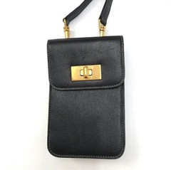 GUCCI Turn Lock Mini Crossbody Bag Women Auth 6.10 x 3.93 x 1.57inch