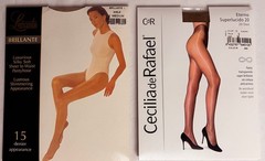 CDR Super Lucido 20 and Levante Glossy Pantyhose 2 prs sz M FREE SHIPPING