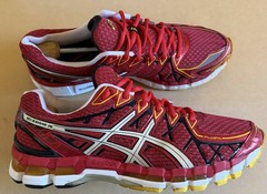 ASICS GEL-Kayano 20 20th Anniversary Red Size US12 Sneakers Shoes T2N2N RARE