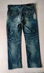 Lee Riders Gold Label LM2205 Bootcut Flare Denim Jeans Distressed Made In Japan