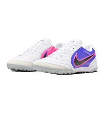 Nike Men’s Tiempo Ligera Pro Turf Low Soccer White/Black/Blue/Pink IB4477-146 k