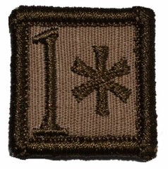 1* One A*s to Risk 1×1 Military//Police Patch Hook Backing