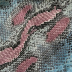 Emanuel Ungaro Jeans Wos Blue Snake Print Vintage Y2K Aesthetic Size 28 Straight