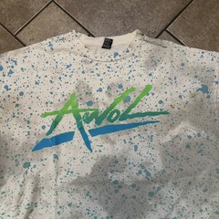 Y2K Rogue Status Awol Paint Splatter AOP Skate Gun T Shirt Men Medium Rob Dyrdek