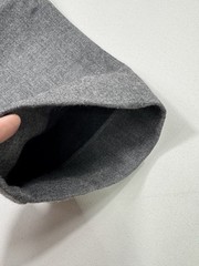 Assembly Label Ankle Pants Womens 36×30 Grey Wool Drawstring Tapered Modern