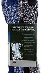 6-Pairs Men’s Wool Thermal Socks Fits 10-13 Winter Outdoor “Heavy Duty” USA