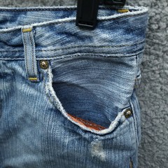 Polo Ralph Lauren 8/29 Vintage Blue Straight & Pencil Jean Skirt 30.75″ 14.25″ “
