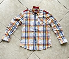 Claiborne Mens Button Long-Sleeve Sz M