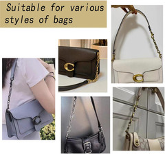 Purse Strap Extender 2Pcs 4.7 Inch Bag Extender Chain for Shoulder Bag Metal Cha