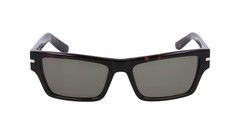 New Dragon Josiah LL 240 Shiny Tortoise Sunglasses, Green G15 Luma Lens