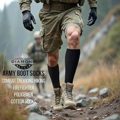 6 Pairs Men Army Military Boot Socks Combat Tactical Trekking Hiking Size 10-13
