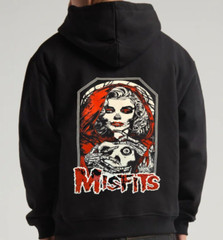 Misfits American Punk Rock Band Men’s Black Zip Hoodie (Multiple Variations)