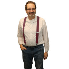 Men’s Suspenders – Various Colors, Y Belt Loop Trigger Snap, USA Made