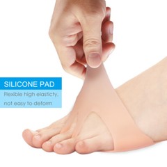 Silicone Ball of Foot Gel Pads Forefoot Metatarsal Stress Pain Relief Cushion
