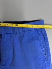 Daniel Cremieux Bright Blue Flat-Front Cotton Shorts