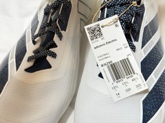 adidas Adizero Electric Mens Size 14 Football Cleats White Navy Blue New NWT