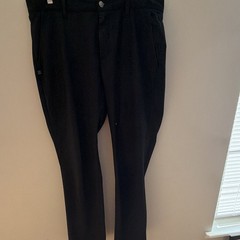 adidas Ultimate365 Men’s Black Pants Size 36 Straight Leg Flat Front Pockets