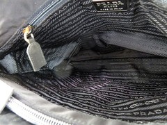 Authentic PRADA Black Nylon Tote Bag Purse #63425