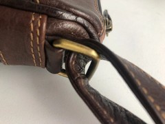 C&A ladies bag shoulder bag crossbody brown leather