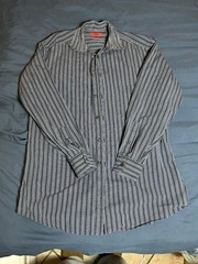 Alfani Fitted Men’s Dress Shirt Size 15 1/2 – Striped Pattern