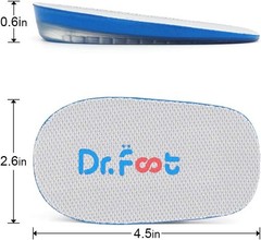 Anti-Slip Height Increase Insoles – Shock Absorbing Heel Lift for All Shoes