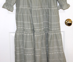 Christy Dawn Alana Seafoam Embroider Dress NWT Maxi Prairie Cottagecore Boho L