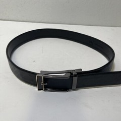 Men’s Belt Genuine Leather Ratchet Belts Automatic Buckle 1.37inch Width 32 In