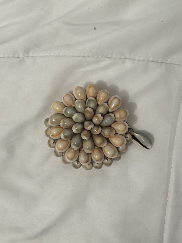 Small Seashell Coin Purse Zipper Closure Coin Pouch For Unisex