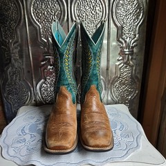 Ariat Women’s Quickdraw VentTEK Western Boots Green Size 6.5 B