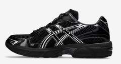 NIB ASICS GEL-1130 Kids Size 4 Black Pure Silver GS Free Shipping
