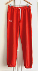 Storm &Mari Anthropologie Orange Elastic Drawstring Sweatpants-Pockets Size S/M