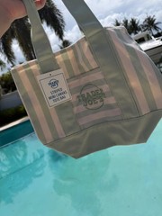 ALL 4 Limited Summer Edition Trader Joe’s mini canvas tote bag SET OF 4