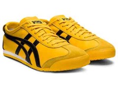 Onitsuka Tiger Mexico 66 Yellow Black Leather Sneakers Shoes Unisex w/ Box
