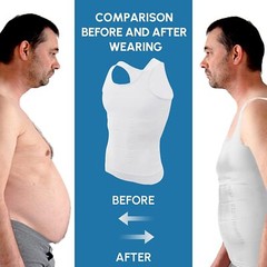 Men’s Compression Shirts Shapewear Vest Body Shaper Abs Abdomen Slim Tank Top