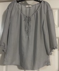 Ann Taylor LOFT Vintage Coastal Preppy Old Money Quiet Luxury Scandi Size M