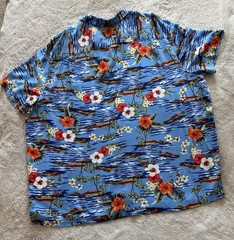 Mens 3XL (54-56) Multicolor Floral Short Sleeve Hawaiian Shirt Button Up EUC