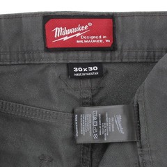 Milwaukee Men’s Work Pants, 7-Pocket, Reinforced Kick Plate, Triple Stitch