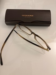 56mm ~ OLIVER PEOPLES DENISON OPTICAL FRAMES in Olive Smoke MSRP$426 PERRY’S FAV