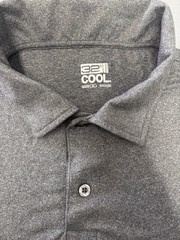 32 DEGREES Cool Men’s Polo Performance 2 Pack polo shirt (GRAY/LT GRAY XL )NWOT