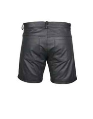 men Train Essentials Leather Training Shorts
