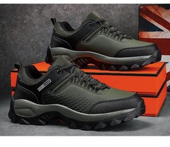 Men’s waterproof hiking shoes, lightweight,suitable for outdoor walking,non-slip